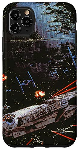 iPhone 11 Pro Max Star Wars Return of the Jedi Death Star II Battle Black Case