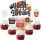31 Stück Movie Theater Tortendeko Glitter Nacht Roll Kamera Popcorn Cupcake Toppers Hollywood Thema Baby Dusche Kuchen Deko Kinder Geburtstag Party Kuchen Dekorationen