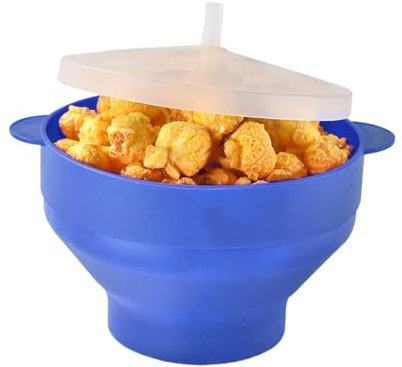 Palomitas de maíz para microondas, palomitas de maíz de silicona para microondas | Palomitas de maíz plegables para microondas, máquina para hacer palomitas de maíz | Cuenco reutilizable para palomita