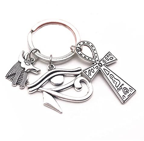 Asukohu Schlüsselanhänger für Frauen, Ägypten, Schlüsselanhänger, Auge Schlüsselanhänger für kreatives altägyptisches Geschenk, siehe abbildung