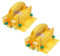 MICROJIG GRR-Ripper+ (2-Pack) Includes SafeRip Kit. Fully Adjustable 3D Push Block for Table Saws, Router Tables, Band Saws, and Jointers. (SKU: GR-100+X2) Yellow/Green