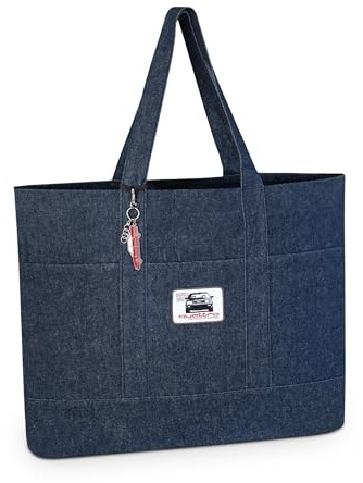 Audi 3152501000 Shopper Tragetasche Quattro Kaipola 1986 Tasche Einkaufstasche, blau