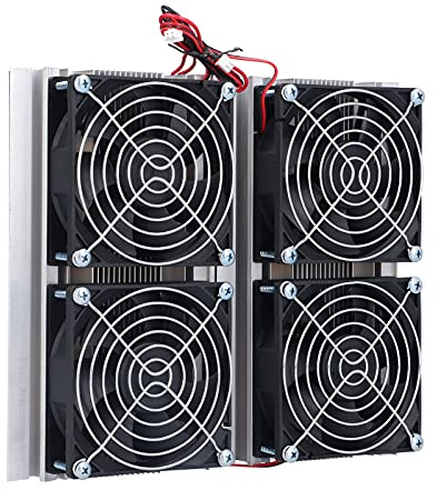 Zunate Refroidisseur de Semi-conducteur 220 W 12 V |Système de Réfrigération Thermoélectrique avec Ventilateur à Faible Bruit pour l'équilibre Thermique du Climatiseur