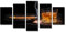 Visario Bild & Kunstdruck der Deutschen Marke 200 x 100 cm ArtNr 6320 Bilder auf Leinwand Kunstdrucke zigarre Whiskey Wandbild fünfteilig