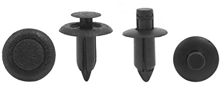 sourcing map 20Pcs 6mm 7mm Trou Clips de retenue Rivets d'entraînement en Plastique Clips enfichables Garde-Boue Pare-Chocs pour Suzuki