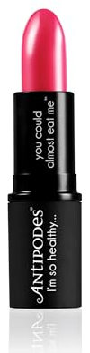 Dragon Fruit Pink Moisture-Boost Natural Lipstick - Vivid Bright Pink Moisturising, Conditioning, Matte Texture - 4g