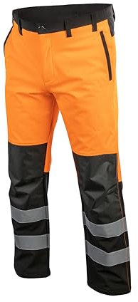 Högert - Pantaloni protettivi in Softshell, Colore: Arancione., XXL