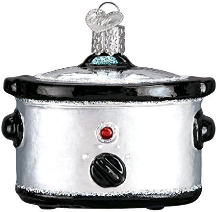 Old World Christmas Slow Cooker Chef's Collection Glass Blown Ornaments for Christmas Tree