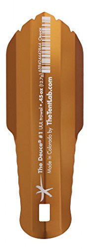 The Deuce(R) Ultralight Backpacking Potty Trowel - in 3 Sizes (#1, madeinUS-Orange)