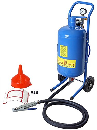 Pro-Lift-Montag-Technik SK5BJ 02216 Sableuse mobile, chaudière 17 l, tuyau + pistolet avec accessoires