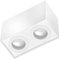 LED Aufbauspot, LED Deckenaufbauleuchte, Aluminium Deckenleuchte Schwarz (LX77 WEISS)