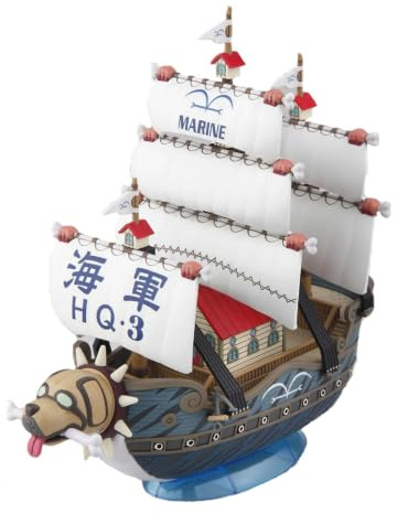 BANDAI SPIRITS Bandai Hobby | Grand Ship Collection One Piece GARP’s Ship Model Kit | Easy Snap‑Fit Assembly, No Glue or Paint Required