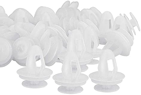 SNAGAROG 50 Stück Universal Auto Tür Klips PVC Befestigung Clips Türverkleidung Stoßstange Klammern Innenverkleidung Clips