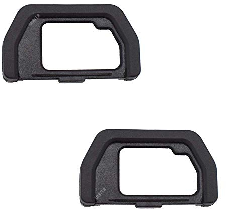 EP-15 Eyepiece Eyecup Viewfinder Eye Cup for Olympus OM-D E-M10 Mark II III/E-M5 Mark II Silver/Black Digital Cameras (2-Pack), ULBTER Viewfinder Eye Cup Cover EM5 EM10 MarkII MarkIII