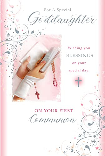 To A Special Goddaughter On Your First Holy Communion Card Lovely Verse