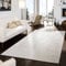 TT Home Wohnzimmer Teppich Viskose Kurzflor Unifarben Used Look Abstraktes Design Modern, Farbe: Beige Creme, Größe:200x300 cm