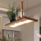 LED Hängelleuchte Esstisch Pendelleuchte Holz Rustikal Dimmbar 40W Mit Den Fernbedienung Hängellampe Höhenverstellbar Moderner Pendellampe Harzleuchter Für Küche Kronleuchter Wohnzimmer Büro Cafe