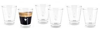 Bialetti Zubehör PC und Laptop Marke Modell Set 6 BICCHIERINI Glass TRASPARENT