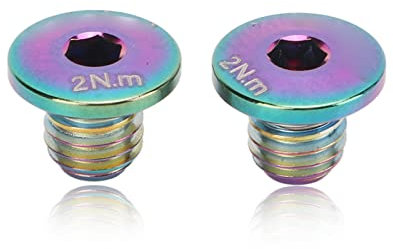 Viti della Leva del Freno della Bici Bulloni del Coperchio del Cilindro Dell'olio Integrale in Lega di Titanio Bullone del Freno Idraulico della Bicicletta per M7000 M8000 M9000 M9020(Colorato)