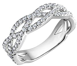 Zeeme Silber Damen Ring 925/- Sterling Silber Zirkonia weiß 360276068