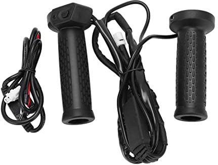 Motorrad Heizgriff, Heizgriffe, 22mm ATV Elektrischer Heizgriff 5 Gänge Temperaturregelung Universal Motorrad Heizgriffe 12V
