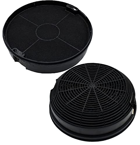 SPARES2GO Kohlefilter kompatibel mit Ignis Dunstabzugshauben-Entlüftungs-Abzugshaube (2 Stück, Typ 47 / AH012)