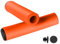 SANKRO Fahrradgriffe (2 Stück) | MTB-Griffe | Mountainbike-Griffe | Silikonschaum | ergonomisch | ultraleicht (Orange)