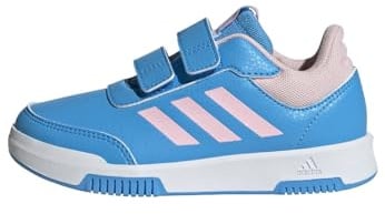 adidas Unisex Kinder Tensaur Hook and Loop Shoes, Blue Burst/Clear Pink/Cloud White, 38 2/3