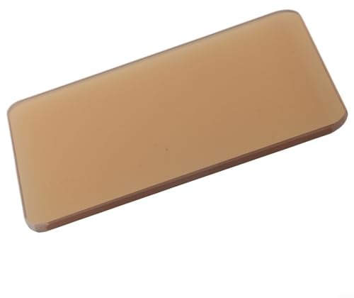 Vilgftyiet Vetro per porta della stufa a legna, per barbecue e stufe, resistente alle alte temperature, per bloccare fumo e fiamme (29 x 16 cm)
