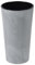 Grey Concrete Effect Plant Pot - Large Indoor/Outdoor Garden Planter (30cm x 57cm) with Tall Design