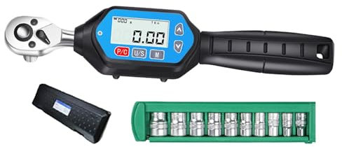 AWHAO Chiave Dinamometrica Digitale Da 10 Pezzi, Chiave Dinamometrica Elettronica, Display Digitale Compatto, Strumento Ergonomico di Riparazione Auto per, stile b