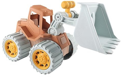 MUSISALY Bulldozer Für Kinder Technisches Fahrzeug Technisches Spielzeugauto Sand-LKW-Spielzeug Lkws, Spielzeugfahrzeuge Frontlader-LKW Reibungsbetriebenes Konstruktionsspielzeug Plastik