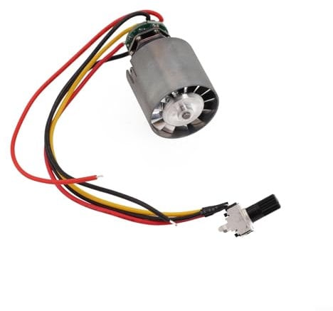 Feegow Extractor Fan Duct Fan 12V/24V, Low Voltage Brushless Duct Fan Motor, Up To 100,000 Rpm High Speed, 5A Brushless Fan With Driver Module(DC 9-12V)