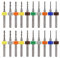 HUAZIZ Lot de 20 micro forets PCB(1.1-2.0 mm), Tige en Spirale en Carbure d'acier Tungstène pour Circuit Imprimé PCB, Flute CNC pour Impression de Pierres Rugueuses, Circuits Imprimés, Bijoux, Gravure