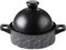 Black 1.3l Tagine Ceramics Tajine Moroccan High Temperature Resistance Cone-Shaped Lid Compatible with Gas Stoves Cooking Claypot Rice the Best Choice for Gifts for Housewarming, Birthdays