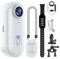 Mini caméra d'action WiFi 4K 128 Go avec pouce POV portable avec caméscope étanche IPX7, support de casque, magnétique, poche sport DV pour vélo, animal de compagnie, vlogging (blanc)