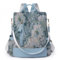 volumoon Damen Rucksack, Anti-Diebstahl Rucksack, Wasserdichte 2 in 1 Schultertasche, Lässiger Reiserucksack, Große Kapazität Schultertasche, Nylon Tagesrucksack für Frauen Mädchen Schule Arbeit