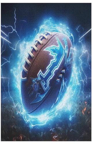 Rugby Wooden Jigsaw Puzzles 1000 Piece Puzzle For Adults. Challenging To Complete But Fun And Humorous Jigsaws （78×53cm）