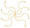 CIMAXIC 8 Pezzi Catena di Estensione del Braccialetto Gold Chain catenine per collane Catena della Collana alla rinfusa Filo per Gioielli Catene di Estensione Fai da Te Catene Portatili