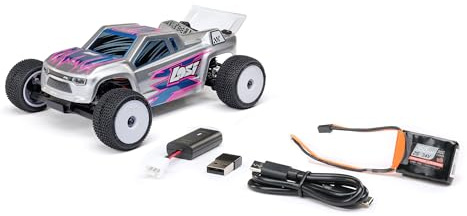 Losi Micro-T 1/28 2 Wheel Drive Silver RTR LOS-1392T2 Car