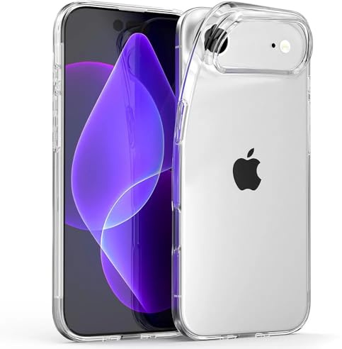 Oprimio Kristallklar Hülle kompatibel mit iPhone Air [Silikon Hülle] [%100 Durchsichtig] [Deutsche Material] [Ultra Dünn] Klar Handyhülle kompatibel mit Apple iPhone Air