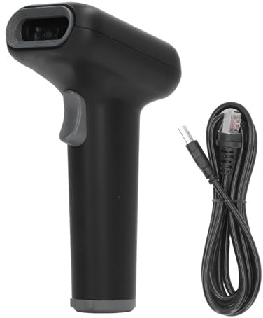 Barcode Scanner, Automatic Scanning Code Storage, USB Wired, Supports 1D and 2D Codes - High - Speed, Large Capacity Storage, Ideal for Shops and Warehouses