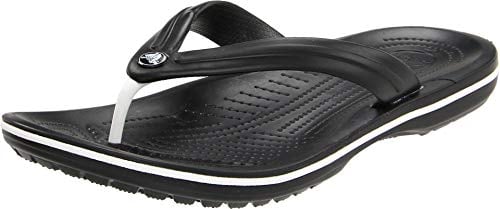 Crocs Unisexe Adulte Crocband Flip Tongs, Black, 45/46 EU