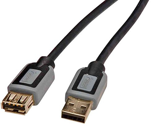 Digitus DB-300207-050-D Premium USB-Verlängerungskabel (USB 2.0 Stecker auf USB-A Buchse, 5m)