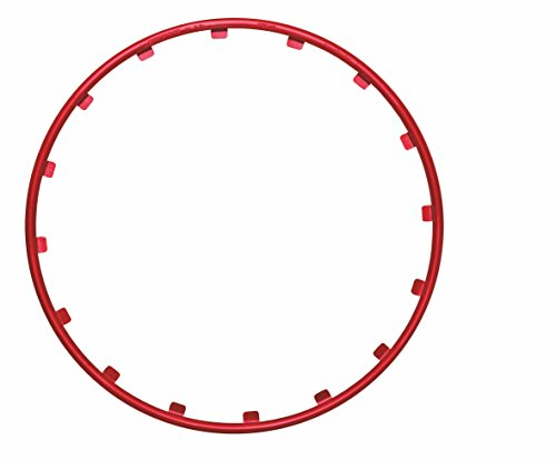 Rimgz 63192 Kantenschutz aus Kunststoff, 17 Zoll, rot, 4 Stück