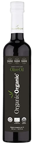 OrganicOrganic® Extra Virgin Olive Oil 500ml–Handpicked Cold-Pressed Greek EVOO in BioPhoton Glass–Certified Organic UK & EU (Double the Credibility)–Great Taste Awards 2025 Double Gold Star–Gourmets