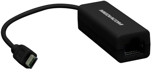 Mediacom M-USBETH Scheda di rete-Accessorio per rete PC & Notebook, fili, 10/100BaseT (X), USB, IEEE 802,3 X, Ethernet) 