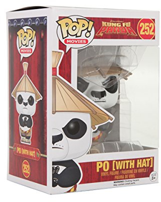 Funko 6402 Kung Fu Panda 6402 POP Vinyl Po w/ Hat Figure