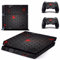 Wondder - Skin adesiva protettiva in vinile per console PS4 + 2 skin per controller + 2 impugnature per pollice in silicone (colore 17)