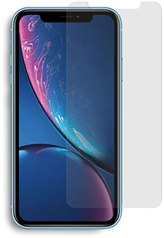 MyGadget Vetro Temperato Opaco compatibile con Apple iPhone XR | 11 - Pellicola Protettiva Scura Antigraffio e Anti - Impronta - Screen Protector